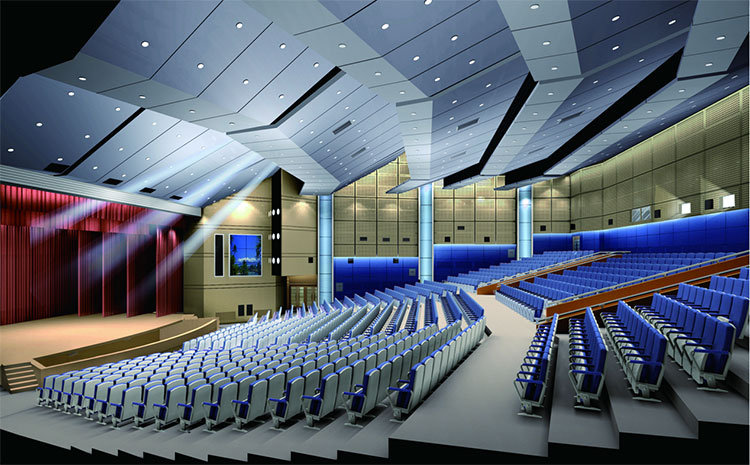 Почему Harbin Lecture Hall решил использовать облицовку алюминиевой стены?